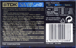 Compact Cassette TDK SA 90 "SA-90EA" Type II Chrome 1995 Europe