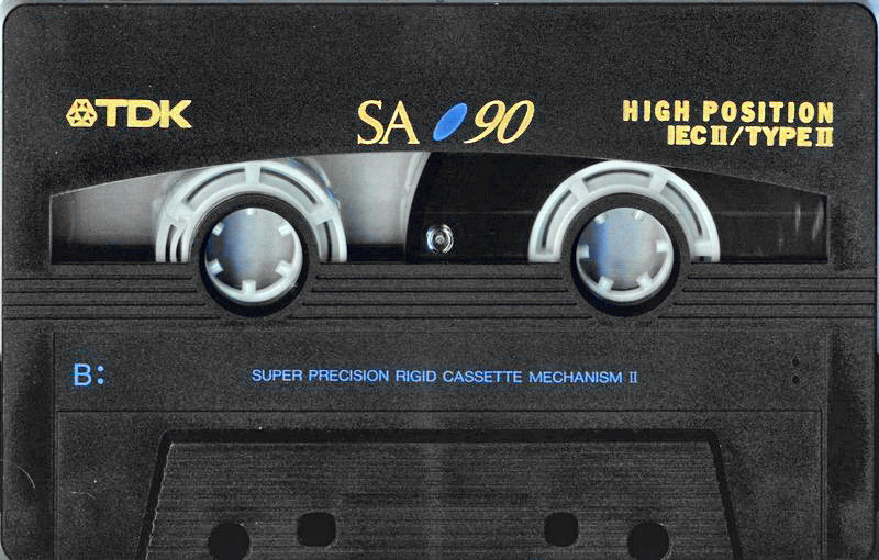 Compact Cassette TDK SA 90 "SA-90EA" Type II Chrome 1995 Europe