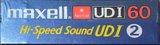 2 pack Maxell UDI / UD1 60 Type I Normal 1985 Japan
