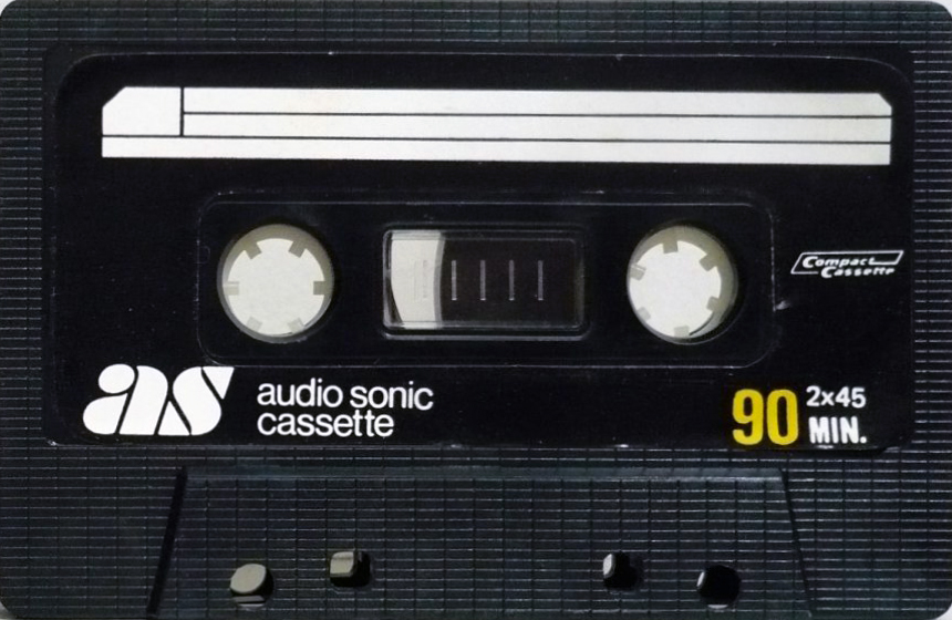 Compact Cassette Audio Sonic 90 "black" Type I Normal Europe