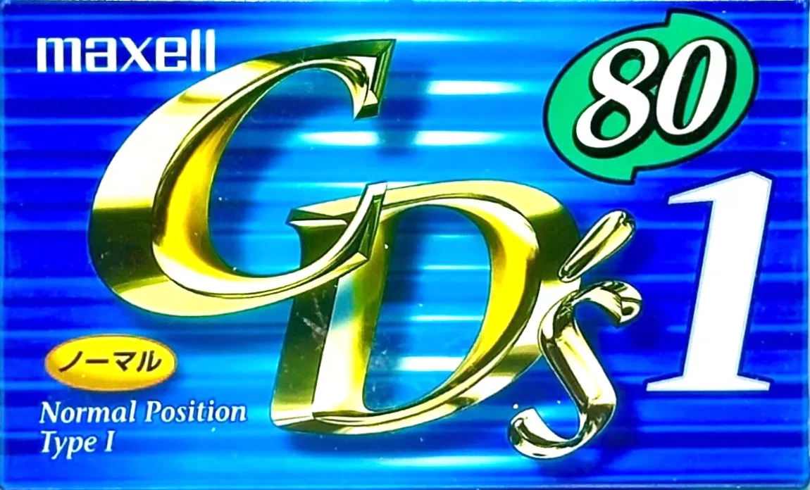 Compact Cassette Maxell CD`s I / CD`s 1 80 "CDS1-80M" Type I Normal 1999 Japan