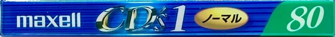 Compact Cassette Maxell CD`s I / CD`s 1 80 "CDS1-80M" Type I Normal 1999 Japan