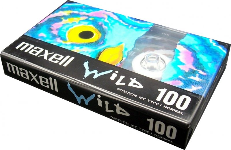 Compact Cassette Maxell Wild 100 Type I Normal 1992 Europe
