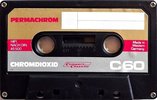 Compact Cassette Permachrom 60 Type II Chrome Germany