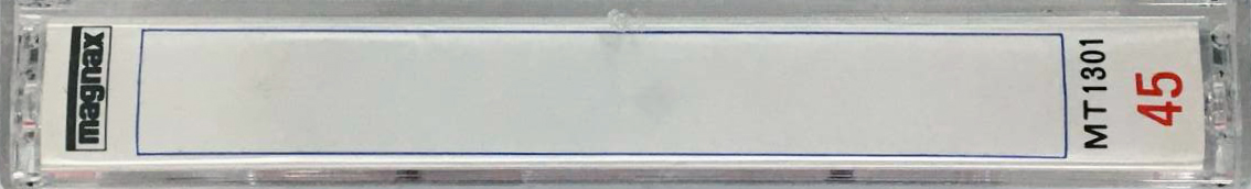 Compact Cassette Magnax 45 "SAMPLE MT 1301" Type I Normal 1981 Japan