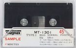 Compact Cassette Magnax 45 "SAMPLE MT 1301" Type I Normal 1981 Japan