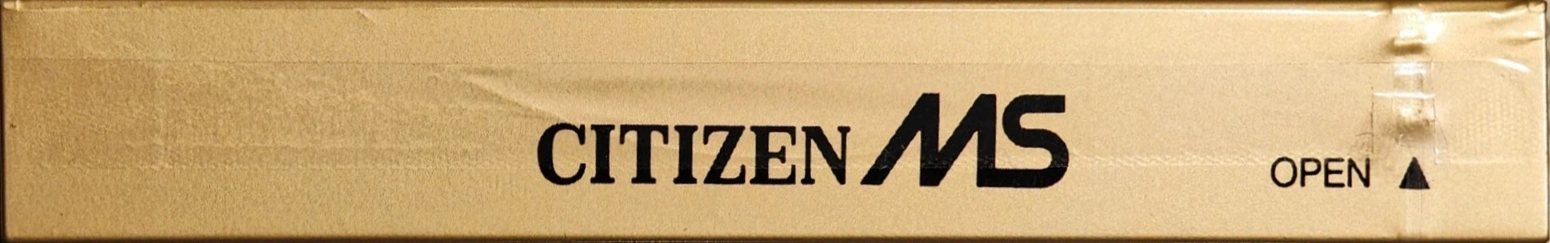 Compact Cassette Citizen MS 46 Type II Chrome 1985 Japan