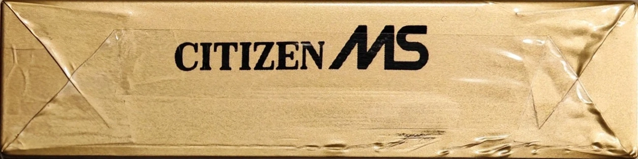 Compact Cassette Citizen MS 46 Type II Chrome 1985 Japan