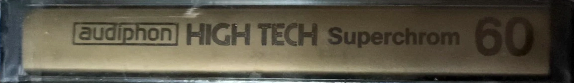 Compact Cassette Audiphon 60 "High Tech" Type II Chrome Germany