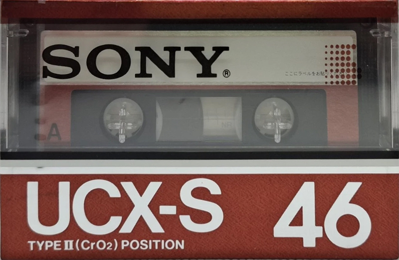 Compact Cassette Sony UCX-S 46 Type II Chrome 1983 Japan