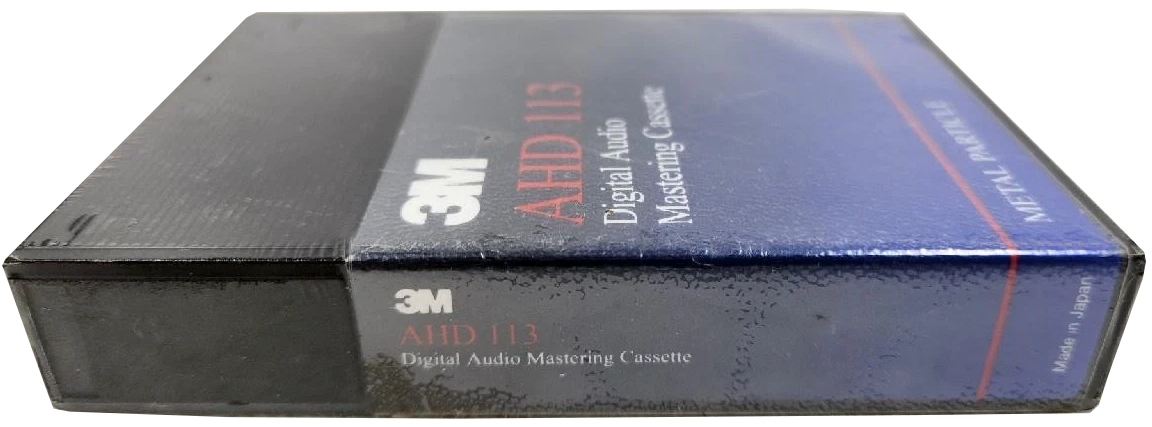 Digital Audio Tape 3M 113 "AHD" Type IV Metal 1988 North America