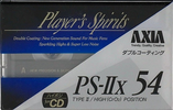 Compact Cassette AXIA PS-IIx 54 "PS-2X A 54" Type II Chrome 1991 Japan
