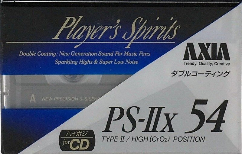 Compact Cassette: FUJI AXIA - PS-IIx 54