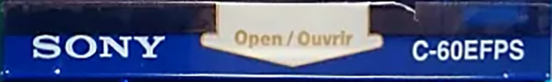 Compact Cassette Sony EF 60 "Premium C-60EFPS" Type I Normal 1996 Worldwide