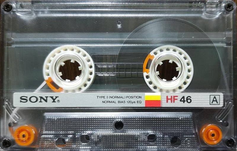 Compact Cassette Sony HF 46 Type I Normal 1986 Japan