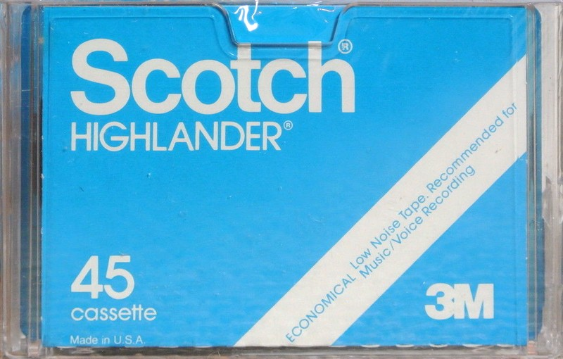 Compact Cassette Scotch Highlander 45 Type I Normal 1979 USA
