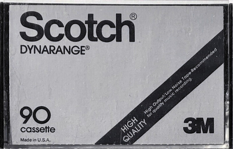 Compact Cassette Scotch Dynarange 90 Type I Normal 1981 Europe