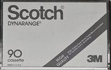 Compact Cassette Scotch Dynarange 90 Type I Normal 1981 Europe