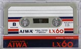 Compact Cassette Aiwa LX 60 Type I Normal 1979 Japan