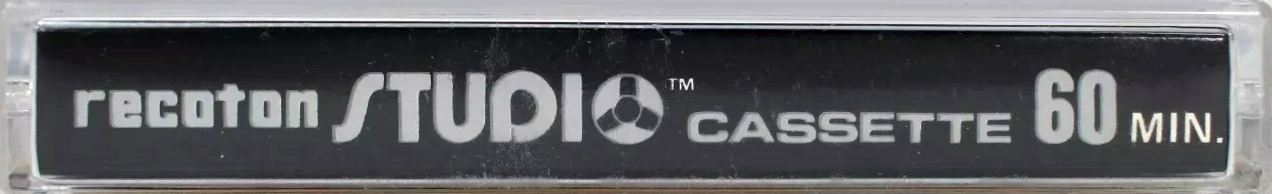 Compact Cassette Recoton SHE 60 "STUDIO cassette" Type I Normal 1984 USA