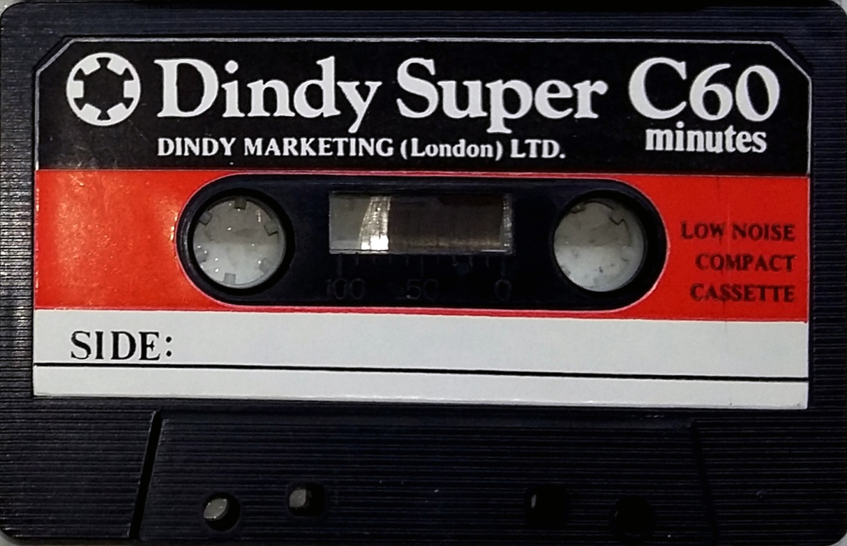 Compact Cassette Dindy Super 60 Type I Normal 1976 Europe