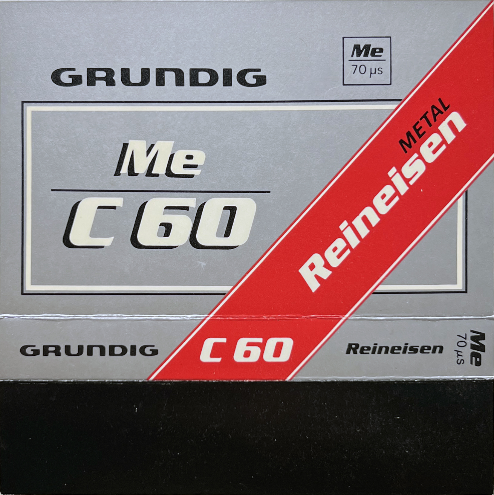Compact Cassette Grundig 60 Type IV Metal 1981 Europe