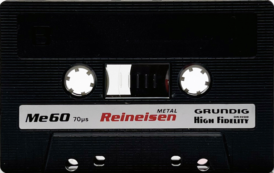 Compact Cassette Grundig 60 Type IV Metal 1981 Europe