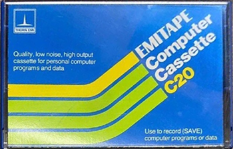 Compact Cassette EMITAPE 20 Computer Cassette 1981 UK