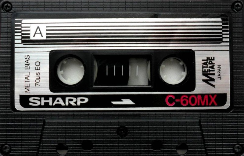 Compact Cassette Sharp MX 60 Type IV Metal 1981 Worldwide