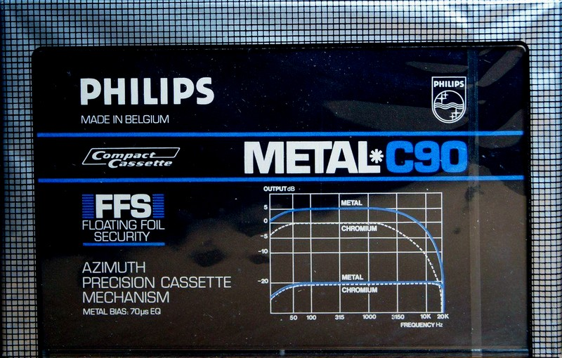 Compact Cassette Philips Metal 90 Type IV Metal 1981 Europe