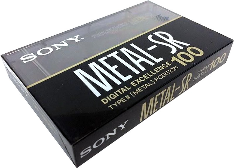 Compact Cassette Sony Metal SR 100 Type IV Metal 1989 USA