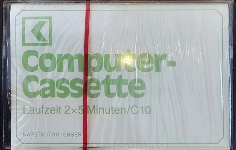 Compact Cassette Karstadt 10 Computer Cassette 1982 Germany