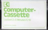 Compact Cassette Karstadt 10 Computer Cassette 1982 Germany