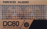 Compact Cassette Nikko DC 60 Type I Normal USA