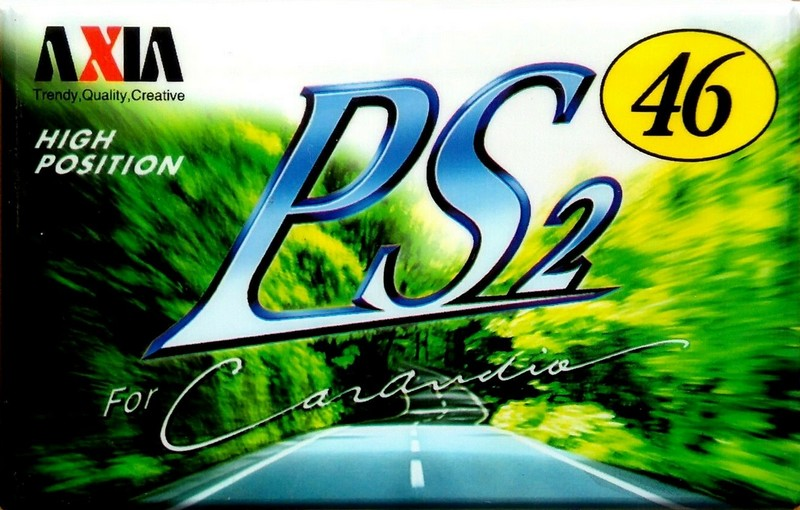 Compact Cassette AXIA PS-II / PS-2 46 "PS2K 46" Type II Chrome 1998 Japan