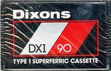 Compact Cassette Dixons DXI 90 Type II Chrome 1979 UK