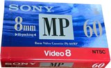 Video8, Hi8, Digital8 Sony MP 60 "P6-60MPC" Type I Normal 1995 North America