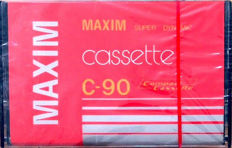Compact Cassette Maxim 90 Type I Normal 1984 Hong Kong