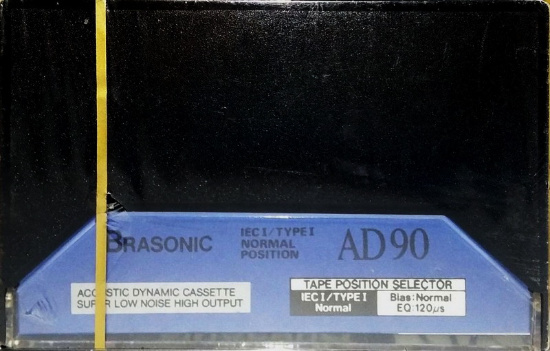 Compact Cassette Brasonic 90 Type I Normal Worldwide