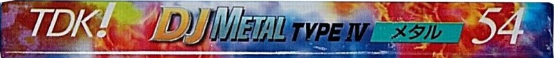 Compact Cassette TDK DJ Metal Disc Jack 54 "DJM-54" Type IV Metal 1995 Japan