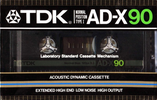 Compact Cassette TDK AD-X 90 Type I Normal 1984 Australia, Europe