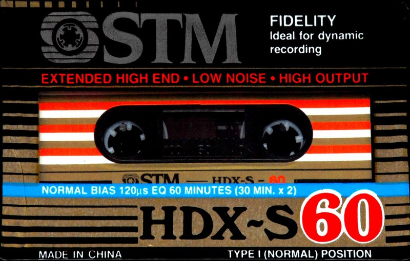 Compact Cassette STM 60 "HDX-S" Type I Normal China