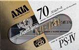Compact Cassette AXIA PS-IV 70 "PS-4 B 70" Type IV Metal 1991 Japan