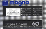 Compact Cassette Magna Super Chrom 60 Type II Chrome 1984 Europe