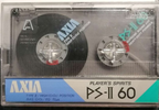 Compact Cassette AXIA PS-II / PS-2 60 Type II Chrome 1985 Japan