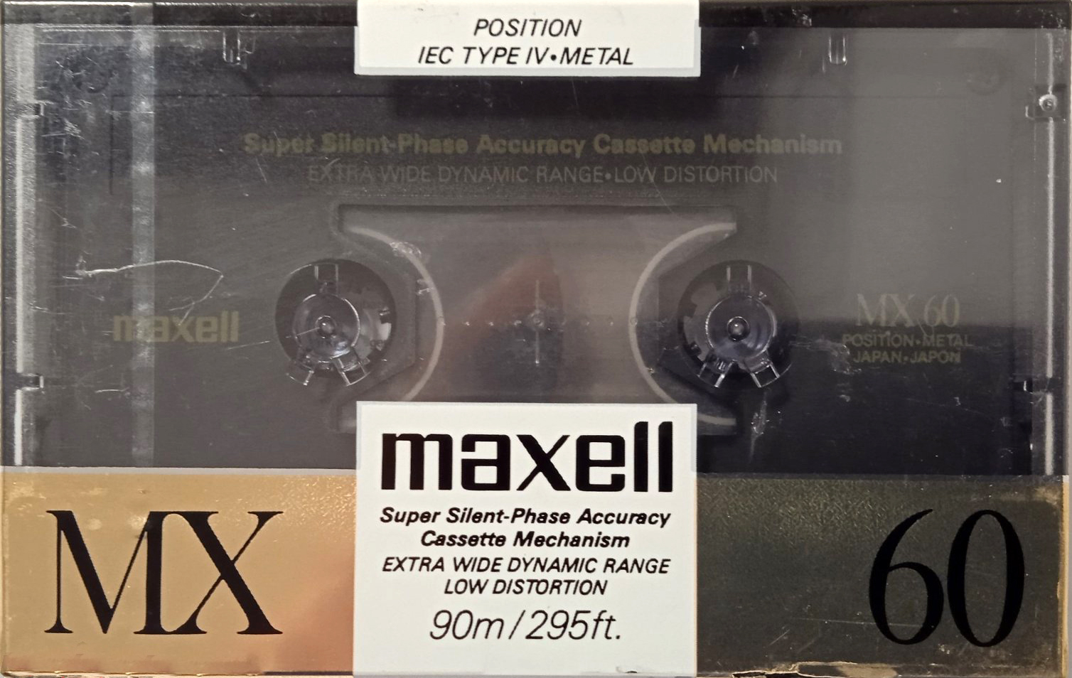 Compact Cassette Maxell MX 60 Type IV Metal 1988 Europe