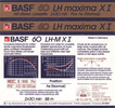 Compact Cassette BASF LH Maxima X I 60 Type I Normal 1985 Europe