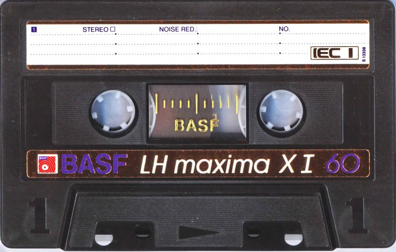 Compact Cassette BASF LH Maxima X I 60 Type I Normal 1985 Europe