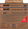Compact Cassette BASF Chrome Maxima II 90 Type II Chrome 1990 Europe