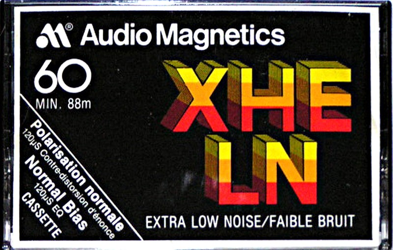 Compact Cassette Audio Magnetics XHE LN 60 Type I Normal 1979 Canada